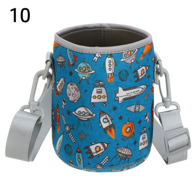 1vnt sportinio vandens butelio dangtelio dėklas, izoliuotas maišelio puodelio maišelis, nešiojamas vakuuminis stiklinis puodelio rankovės sportinis kempingo lauko aksesuaras