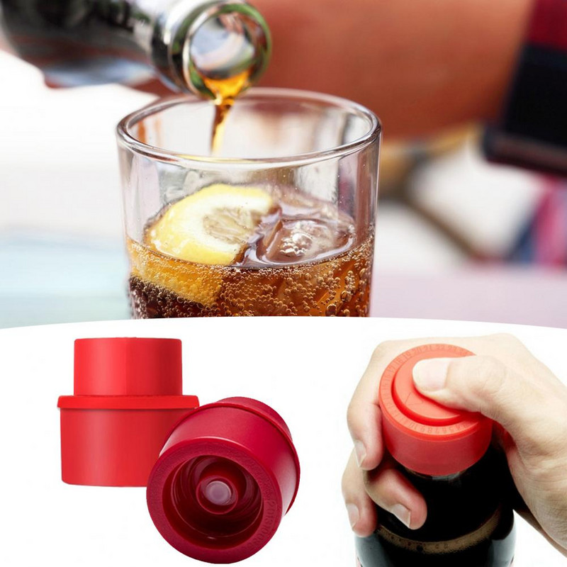 „Fizz Keeper“ siurblio dangtelio preso tipas buteliuko kamštis buteliuko siurblio dangteliai „Cola“ gėrimų sodos butelio dangtelio dangtelis virtuvės įtaisas