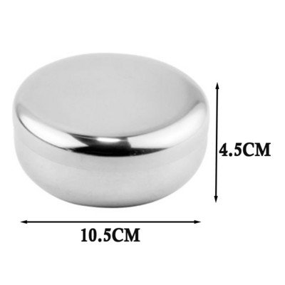 Ryžių dubuo Korėjietiškas nerūdijantis plienas Tradicinis namų lauko stovyklavimas Nedūžtantis sidabras sveikas saugus naujas karštas pardavimas