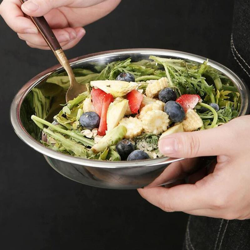 8 vnt nerūdijančio plieno apvalios lėkštės apvalios vakarienės lėkštės kepsninės padėklai Maisto patiekimo lėkštės indų lėkštė kepsninės indų lėkštė