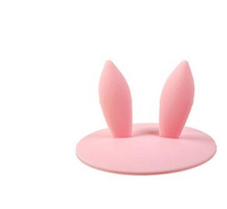 Mielos katės ausies formos silikoninio puodelio dangtelio dangtelis Daugkartinio naudojimo Dulkėms atsparus vandens butelio dangtelis įsiurbimo dangtelis gėrimų priedai