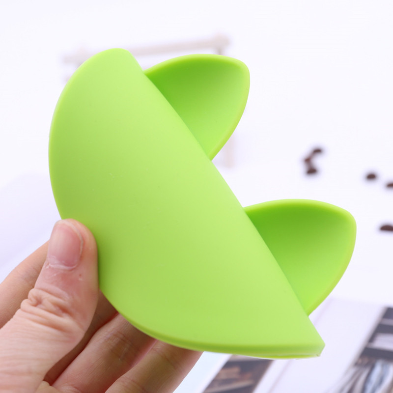 Mielos katės ausies formos silikoninio puodelio dangtelio dangtelis Daugkartinio naudojimo Dulkėms atsparus vandens butelio dangtelis įsiurbimo dangtelis gėrimų priedai