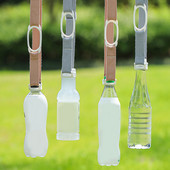 Reguliuojamas vandens butelio peties dirželis Nešiojamas lauko virdulio sagtis, dirželis Vandens butelio priedai Patvarus iškrovimas