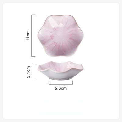 Jaapani keraamiline taldrik Retro ahju glasuur, minikastmisnõu Sashimi sushi sojakastmega nõud Avaleht Lauaarvuti suupistetaldrikud Uus