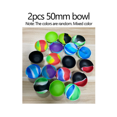 2vnt buitinis silikoninis indas 67 mm 50 mm daugiaspalvis tabako žolelių rūkymo priedai Virtuvės namų dūmų laikymo dėžutė