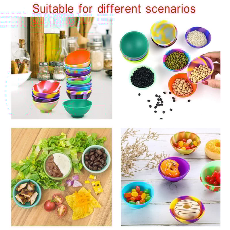 2vnt buitinis silikoninis indas 67 mm 50 mm daugiaspalvis tabako žolelių rūkymo priedai Virtuvės namų dūmų laikymo dėžutė