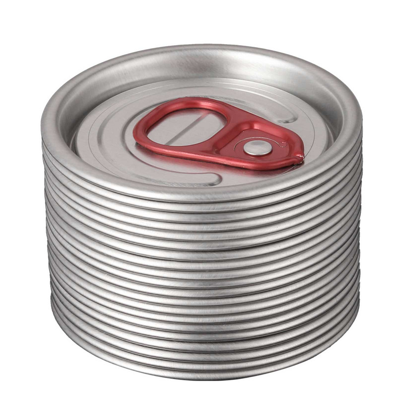 20 konservikaant alumiiniumist tõmbamisrõnga kaaned lekkekindlad sooda-kolapurgid korgid pritsmevastane tihend purgijookide hoiukaas