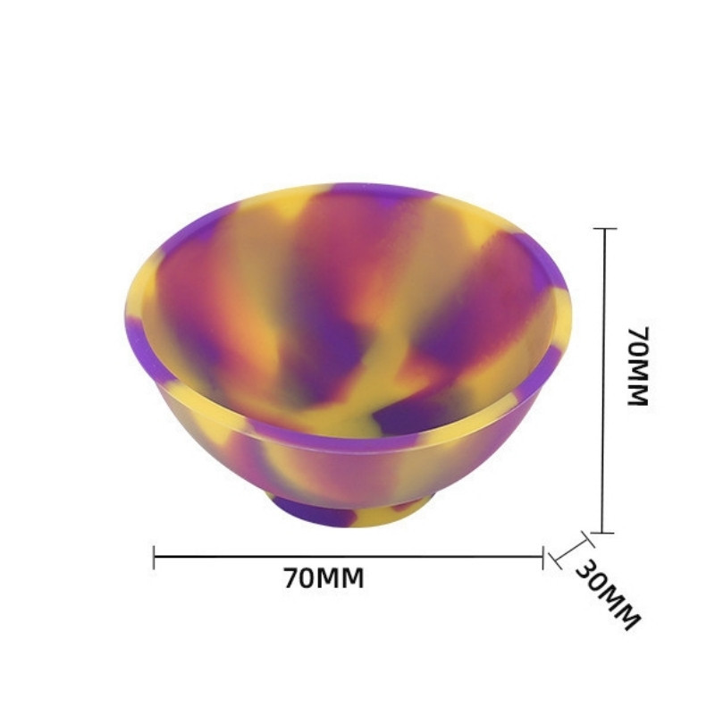 1vnt buitinė silikoninė talpykla 70 mm įvairiaspalvė tabako žolelių rūkymo priedai Virtuvės namų dūmų laikymo dėžutė