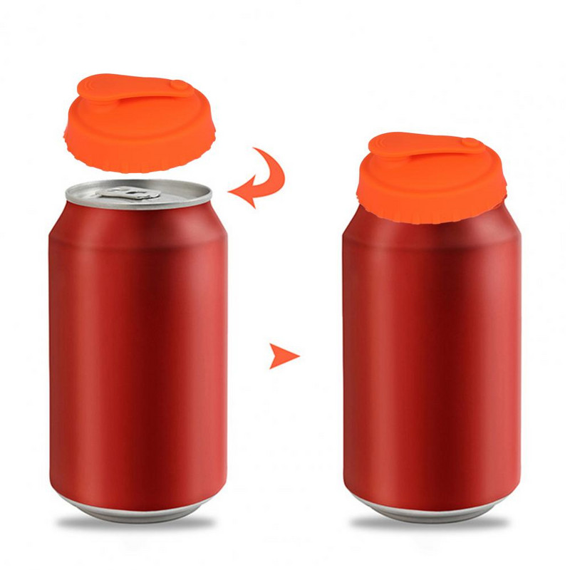 6 buc. Capace flexibile pentru sticle de vin, fără BPA, etanșare, capace de cutie de sodă pentru băuturi.