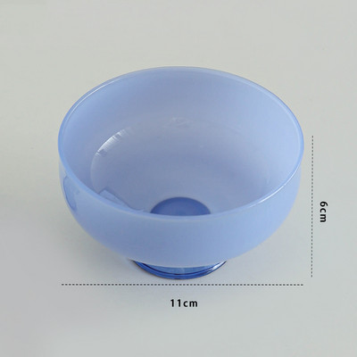 INS spalvingas stiklinis desertinis dubuo didelės talpos ledų dubuo, vaisiai pudingo dubuo Dekoratyvinė sriuba, salotos, pyragas, dubuo, vakarėlis.