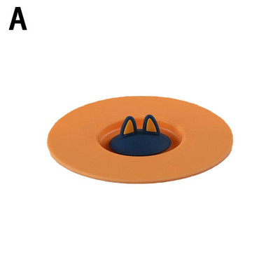 Katės ausų silikono puodelio dangtelis, atsparus dulkėms, nepralaidus arbatai, kava, sandariai uždarytas dangtelis, dangtelis nuo dulkių sandariklis, siurbimas, sandarus puodelis, daugkartinis įrankis