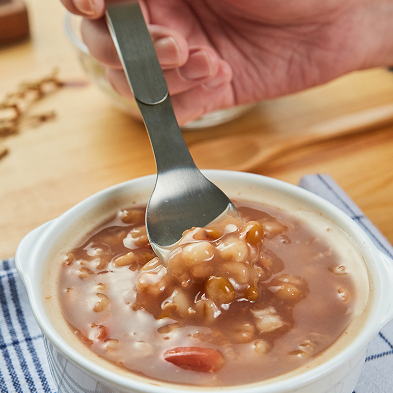 2 viename nerūdijančio plieno degustacinis šaukštas pincetas, skirtas vakarėliui virtuvės reikmenims Virėjos viryklės šaukšto įtaisas