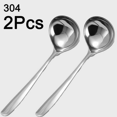 304 roostevabast terasest lusikas pika varrega supilusikatäit kuuma poti supi kulp rameni nuudlid kulp Köögi lauanõud toiduvalmistamisnõud