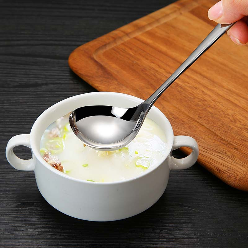 304 roostevabast terasest lusikas pika varrega supilusikatäit kuuma poti supi kulp rameni nuudlid kulp Köögi lauanõud toiduvalmistamisnõud