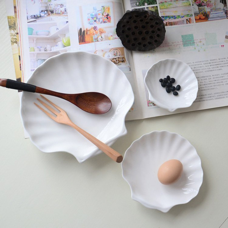 Ins Keraminis indų apvalkalas smulkmenos žiedas papuošalų indų lėkštė maistui patiekti padėklas Vaisių dubuo pusryčių laikymo talpyklos kambario dekoras