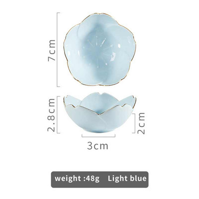 1 vnt Sakura keramikos prieskonių panardinimo dubuo Vyšnių žiedų lėkštės padažas porcelianinis padažas patiekalų lėkštė pagardų virtuvei