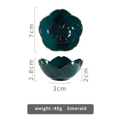 1 vnt Sakura keramikos prieskonių panardinimo dubuo Vyšnių žiedų lėkštės padažas porcelianinis padažas patiekalų lėkštė pagardų virtuvei