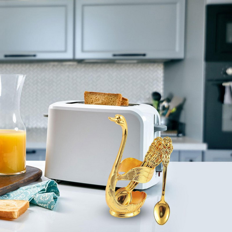 Δημιουργική διακοσμητική βάση για μαχαιροπίρουνα για μαχαιροπίρουνα ορεκτικά πιρούνια κουταλάκια του γλυκού Θήκη για κουτάλια καφέ για διακόσμηση πάρτι γενεθλίων εστιατορίου