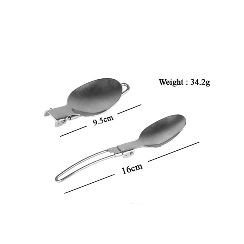 Nešiojamas sulankstomas peilis šakutė šaukštas virtuvės indai 3 vienetų lauko kelionių nerūdijančio plieno sulankstomi stalo reikmenys iškylų vakarienės rinkinys