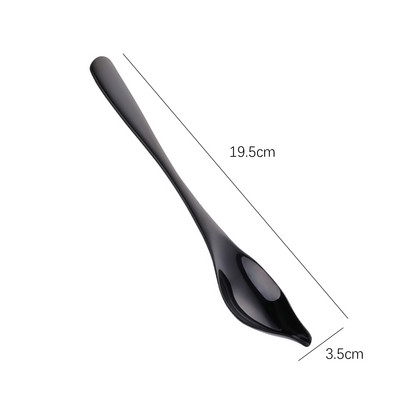 2 az 1-ben kóstolókanál Kettős funkciójú kóstolókanál Ezüst edények bulikonyhai tartozékokhoz Koktélkóstoló előétel Steel 304