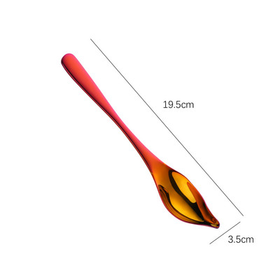 2 az 1-ben kóstolókanál Kettős funkciójú kóstolókanál Ezüst edények bulikonyhai tartozékokhoz Koktélkóstoló előétel Steel 304