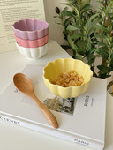 Japoniškas 210 ml Creative Mini keramikinis dubuo Ins Style Girl Heart Puikus desertinis jogurto dubuo pusryčių avižiniai dribsniai paukščio lizdo dubuo