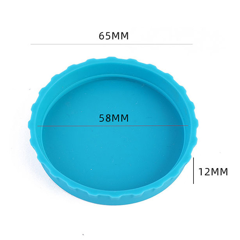 8 komada višebojnih standardnih poklopaca za limenke za piće, nepropusni mekani silikonski čep za piće, zaštitni poklopac za bocu piva, soda cole