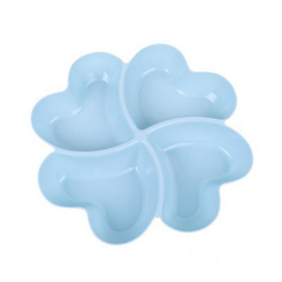 Širdies formos vaisių lėkštės Kūrybinės lėkštės Džiovintų vaisių užkandžių lėkštės Padalintos saldainių desertinės lėkštės