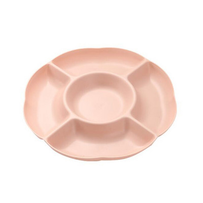 Širdies formos vaisių lėkštės Kūrybinės lėkštės Džiovintų vaisių užkandžių lėkštės Padalintos saldainių desertinės lėkštės