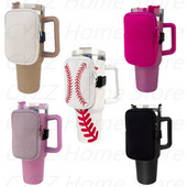 Geantă de transport pentru sticle de apă din neopren Smooth Trip, cu husă pentru telefon, buzunare și curea reglabilă pentru Stanley 40oz 20oz 30oz