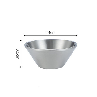 Dvisluoksnis nerūdijančio plieno dubuo Kelių dydžių V formos auksinis sidabrinis makaronų ryžių vaisių salotų maišymo dubuo virtuvės indai