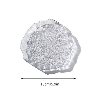 Läbipaistev klaasalus Dekoratiivsed ehete hoiualused Kohvikruus Puuviljad Magustoidud Koogitaldrikud Töölaua toakaunistus Lauakaunistused