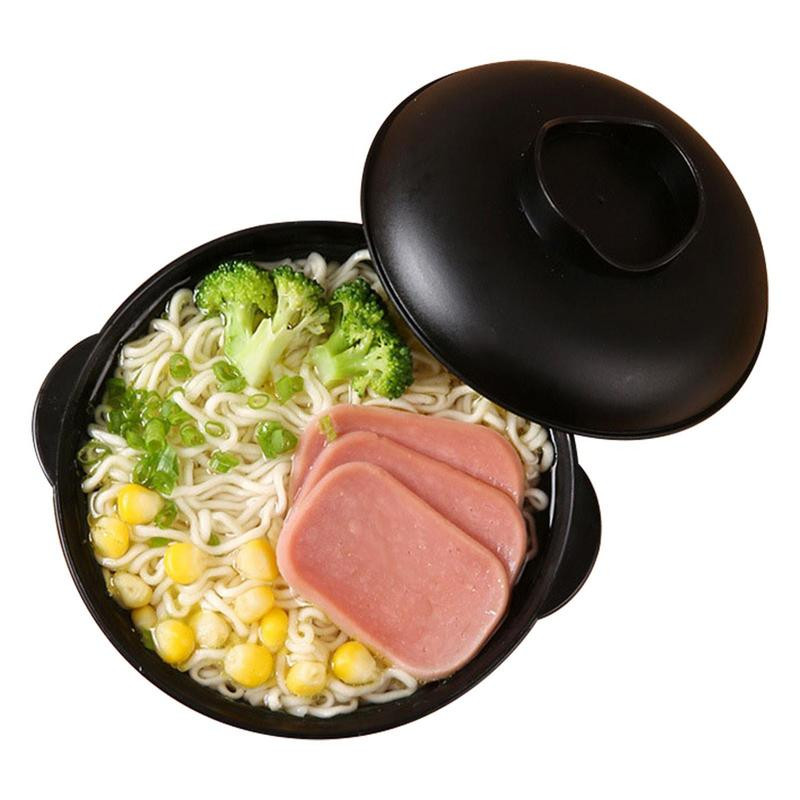 Μπολ Ramen φούρνου μικροκυμάτων με καπάκι Μεγάλης χωρητικότητας Θέρμανση Άνετο Μπολ ανάμειξης φαγητού Δοχείο για χυλοπίτες που βράζουν