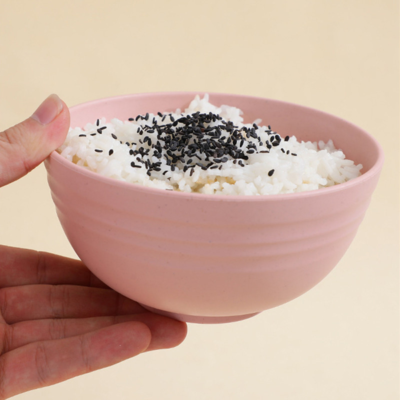 Háztartási étkészlet egytál búzaszalma rizs rizs tál japán ramen tál desszerttál instant tésztás leves tál