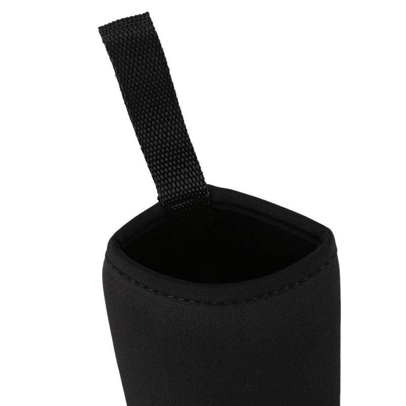 2X Neopreno puodelio termoizoliacinis puodelio dangtelis Vandens butelio dangtelio laikiklis 360Ml - 550Ml 550Ml Juodas
