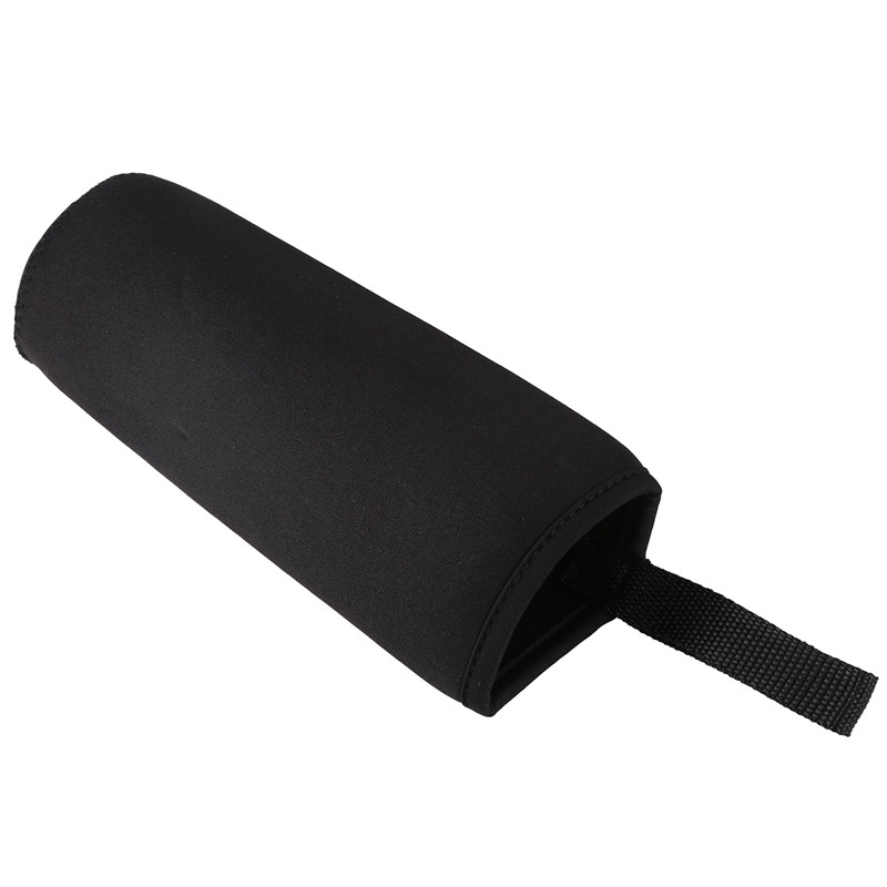 2X Neopreno puodelio termoizoliacinis puodelio dangtelis Vandens butelio dangtelio laikiklis 360Ml - 550Ml 550Ml Juodas