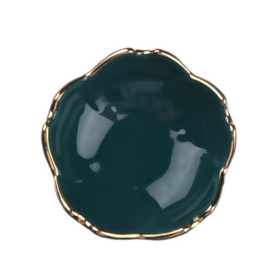 Japoniško stiliaus keraminiai gėlių patiekalai, pagardinimo dubuo Sakura keraminis indas, žiedas, lėkštė, padažas, patiekalas, virtuvės reikmenys