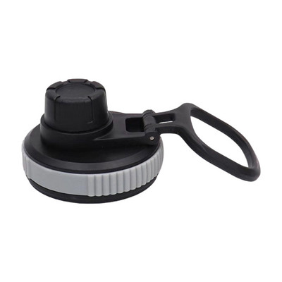 Πλαστικό κάλυμμα για μπουκάλι θερμός με πλατύ στόμα Καπάκια αθλητικού βραστήρα υπαίθριου κάμπινγκ με ραβδωτό δαχτυλίδι Χρώμα Κάλυμμα θερμού βραστήρα σπιτιού