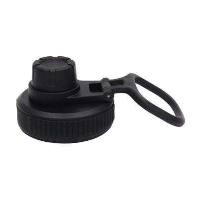 Πλαστικό κάλυμμα για μπουκάλι θερμός με πλατύ στόμα Καπάκια αθλητικού βραστήρα υπαίθριου κάμπινγκ με ραβδωτό δαχτυλίδι Χρώμα Κάλυμμα θερμού βραστήρα σπιτιού