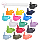 Laia suuga veepudeli kaanega õlgtopsi klappkorgid hüdrokolvi kõrrekaane jaoks Aquaflask kork 18-64oz SUGAW