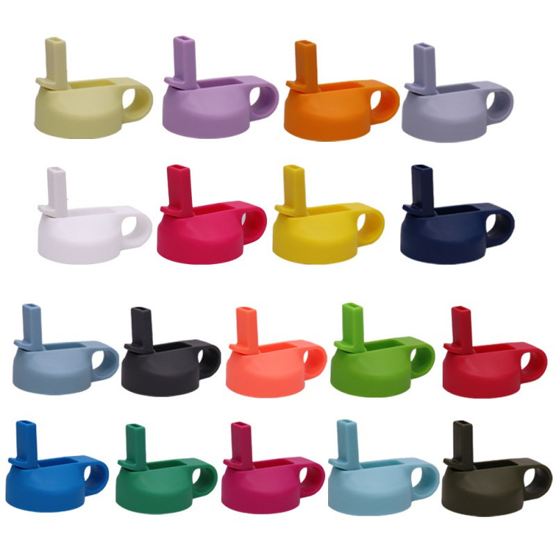 Laia suuga veepudeli kaanega õlgtopsi klappkorgid hüdrokolvi kõrrekaane jaoks Aquaflask kork 18-64oz SUGAW