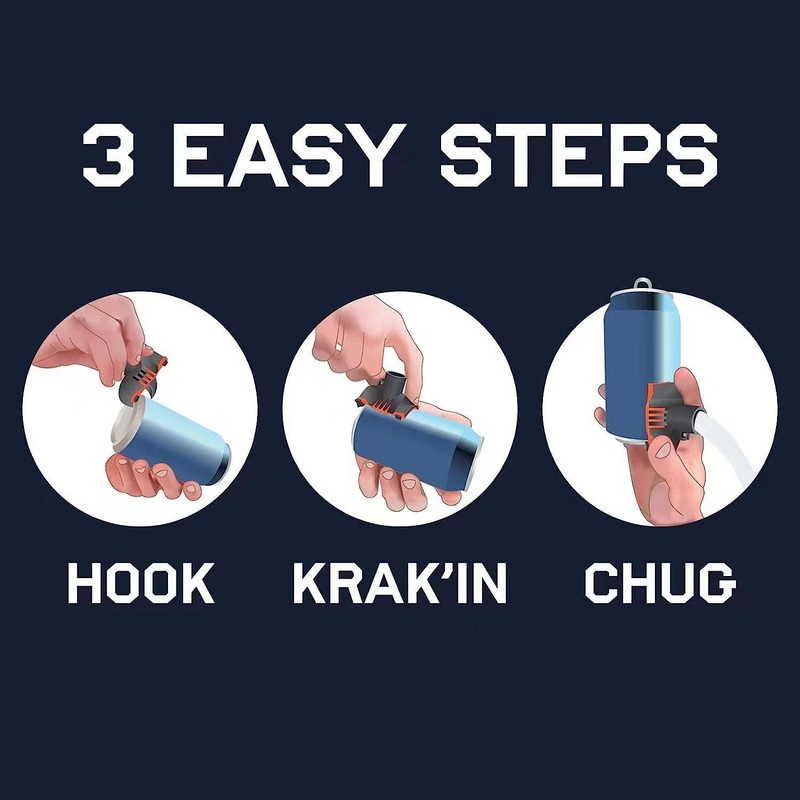 Uuenduslik auguavaja jahipüssi õlu sisseehitatud lehtriga Isiklikud kaasaskantavad Krakini õllepurgiavaja joogitarvikud