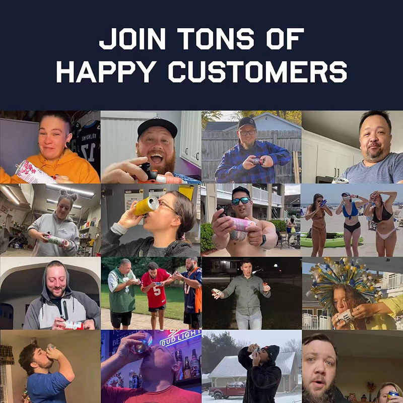 Uuenduslik auguavaja jahipüssi õlu sisseehitatud lehtriga Isiklikud kaasaskantavad Krakini õllepurgiavaja joogitarvikud