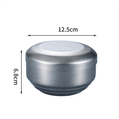 Europietiškas dvisluoksnis nerūdijančio plieno ryžių dubuo, apsaugantis nuo nuplikimo ramen vakarienės dubenys Virtuvės stalo reikmenys Šviežios laikymo reikmenys