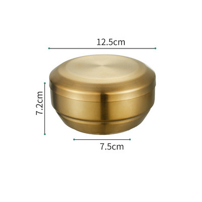 Europietiškas dvisluoksnis nerūdijančio plieno ryžių dubuo, apsaugantis nuo nuplikimo ramen vakarienės dubenys Virtuvės stalo reikmenys Šviežios laikymo reikmenys