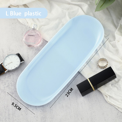 Korėjietiško stiliaus INS Wind nerūdijančio plieno papuošalų padėklas stalinis laikymo lėkštė Kosmetika papuošalų plokštė metalinis padėklas Didmeninė prekyba