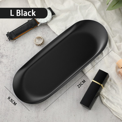 Korėjietiško stiliaus INS Wind nerūdijančio plieno papuošalų padėklas stalinis laikymo lėkštė Kosmetika papuošalų plokštė metalinis padėklas Didmeninė prekyba