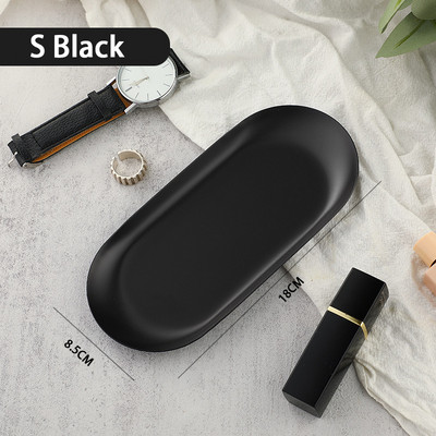 Korėjietiško stiliaus INS Wind nerūdijančio plieno papuošalų padėklas stalinis laikymo lėkštė Kosmetika papuošalų plokštė metalinis padėklas Didmeninė prekyba