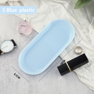 Korėjietiško stiliaus INS Wind nerūdijančio plieno papuošalų padėklas stalinis laikymo lėkštė Kosmetika papuošalų plokštė metalinis padėklas Didmeninė prekyba