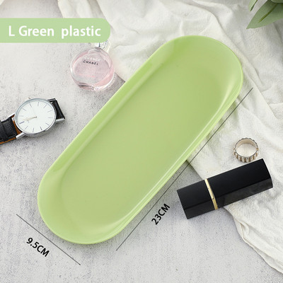 Korėjietiško stiliaus INS Wind nerūdijančio plieno papuošalų padėklas stalinis laikymo lėkštė Kosmetika papuošalų plokštė metalinis padėklas Didmeninė prekyba